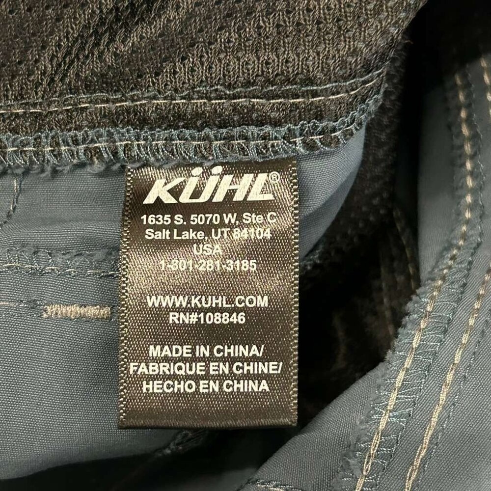 Kuhl Shorts Men's 32 Blue Renegade Shorts Camping Outdoor Hiking Utility - Picture 9 of 16